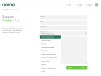 Contact Support Form